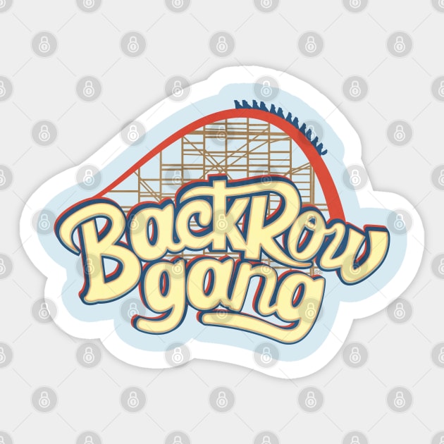 Back Row Gang Sticker by bettyjane88